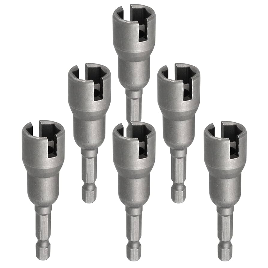 Yakamoz 6pcs Power Wing Nut Driver Set, 1/4 Inch Socket